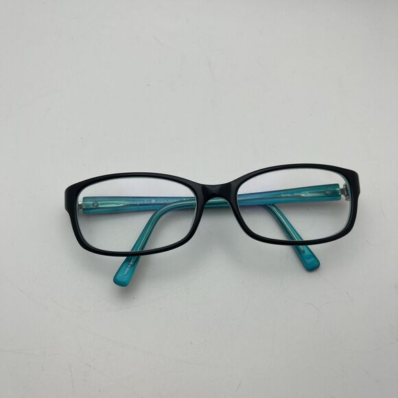 Kate Spade REGINE 0DH4 Black/Aqua 50-16-130 Eyeglasses Frames Only - Picture 8 of 8